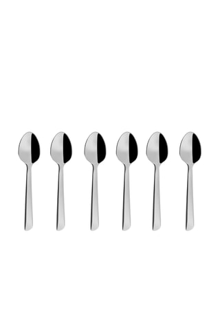 6 cuillères en acier inoxydable Manhattan - 4,5 x 4,4 x 16 cm