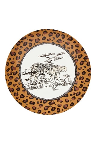 12 x Assiette plate en porcelaine Tanganyika - 27 cm