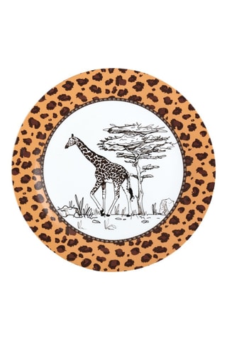 12 x Assiette plate en porcelaine Tanganyika - 27 cm