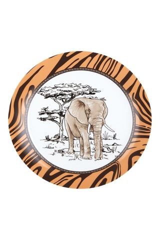 12 x Assiette à dessert en porcelaine Tanganyika - 21 cm