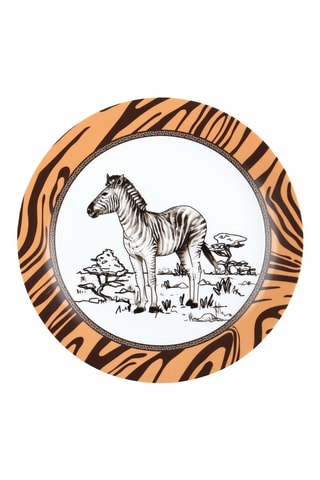 12 x Assiette à dessert en porcelaine Tanganyika - 21 cm