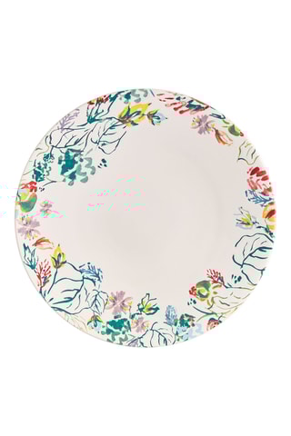 6 x Assiette plate en grès A travers champs - 26 cm