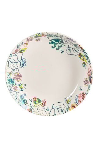 6 x Assiette creuse en grès A travers champs - 20,5 cm