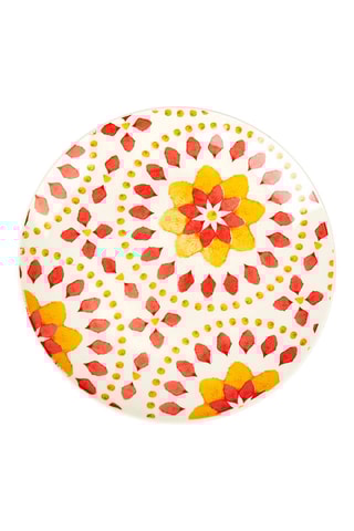 6 x Assiette à dessert en porcelaine Surya - 19 cm