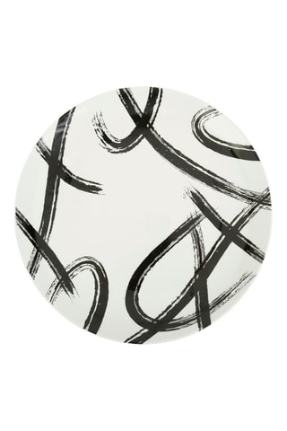 6 x Assiette plate en porcelaine L'art Du Geste - 26,5 cm
