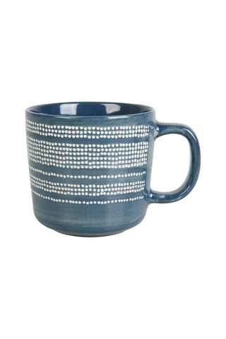 4 x Mugs en grès Suivez l'artiste - 43 cl