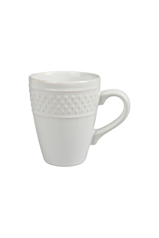6 x Mugs en faïence Grain de riz - 35 cl