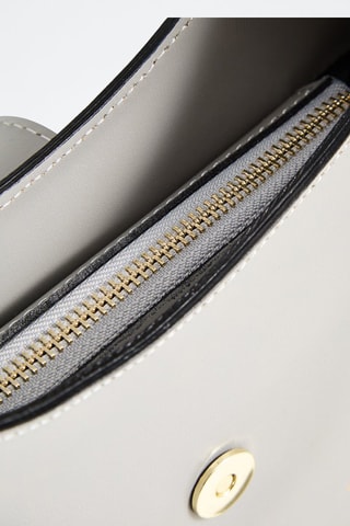 Leren Schoudertas Inaya - Grijs