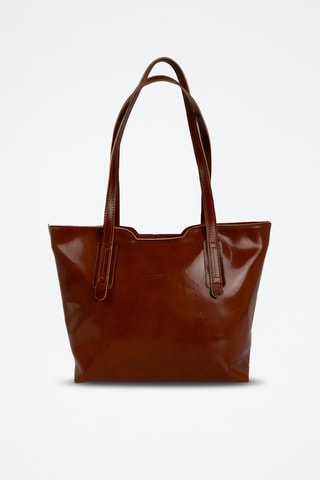 Leren Shopper Eden - Camel