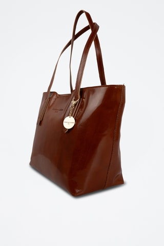 Leren Shopper Eden - Camel