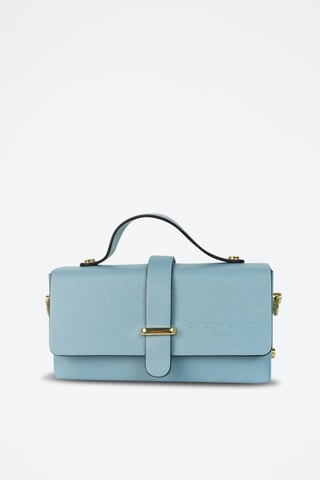 Leren Schoudertas Claude - Hemelsblauw