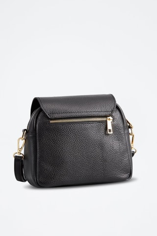 Leren Schoudertas Beeza - Zwart