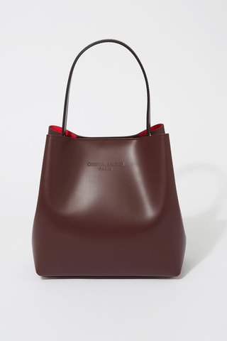 Leren Handtas Jeny - Bordeauxrood