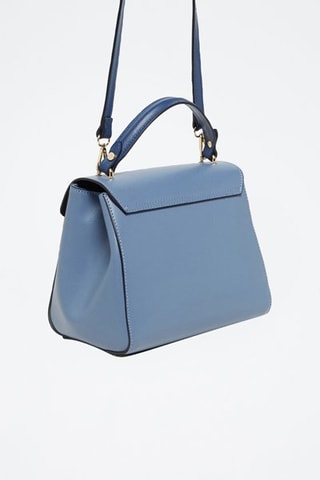 Leren Handtas Tia - Lichtblauw