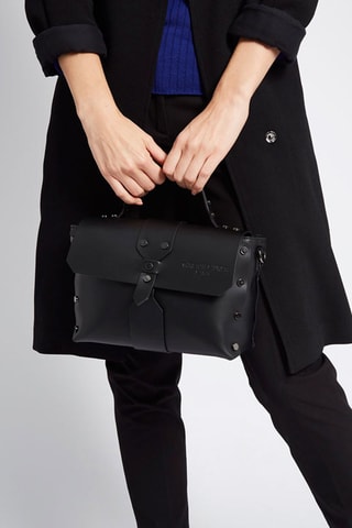 Leren Handtas Paty - Zwart