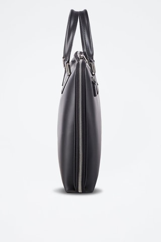 Leren Documententas Jimi - Zwart