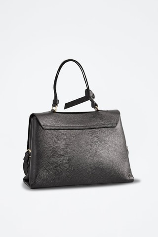Leren Handtas Eva - Zwart