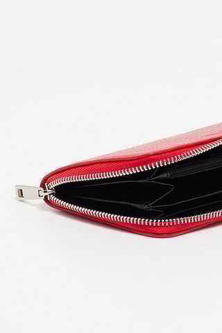 Leren Portefeuille Mony - Rood