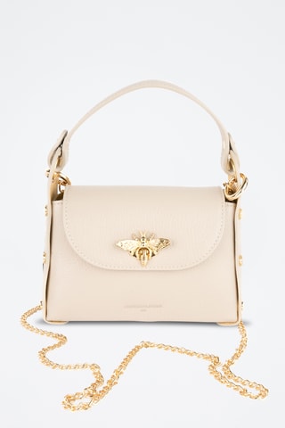 Leren Handtas Noemi - Taupe