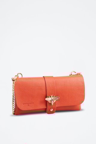 Leren Schoudertas Ivy Oranje - Oranje