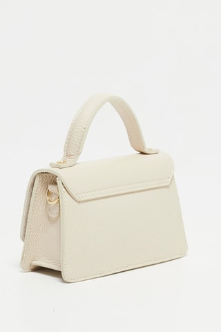 Leren Schoudertas Lily - Beige