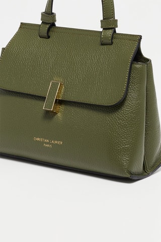 Leren Schoudertas Ciara Kaki - Groen