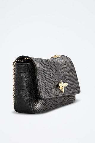 Leren Schoudertas Hera - Zwart