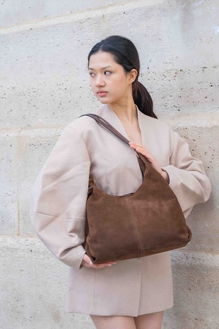 Leren Trendy Handtas Sierra - Bruin