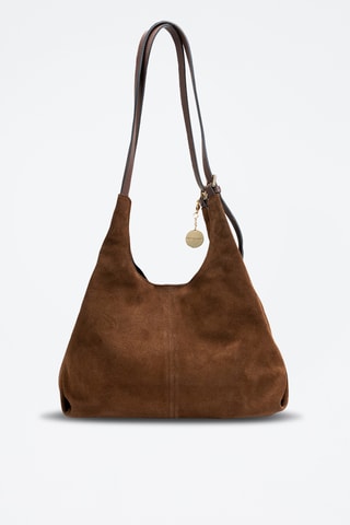 Leren Trendy Handtas Sierra - Bruin