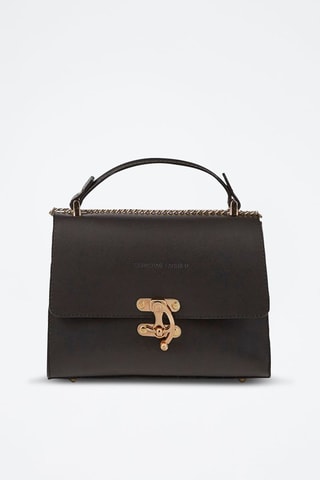 Leren Handtas Ora - Zwart