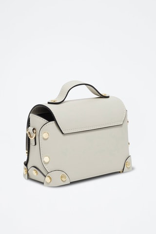 Leren Schoudertas Mila - Beige