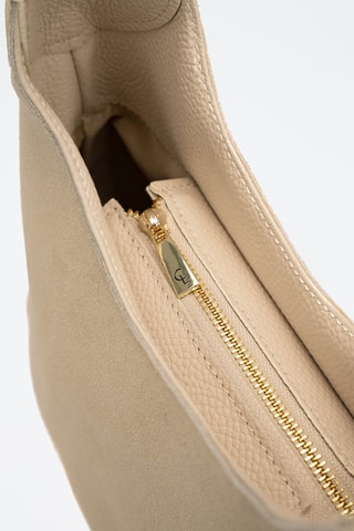 Leren Trendy Handtas Calma - Wit