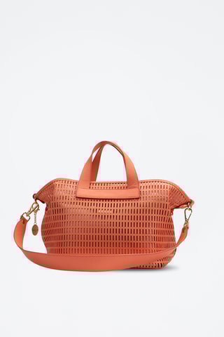 Leren Handtas Soleil - Roze