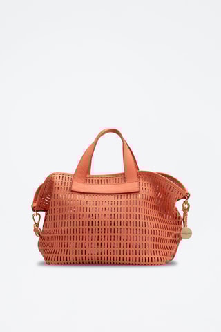 Leren Handtas Soleil - Roze