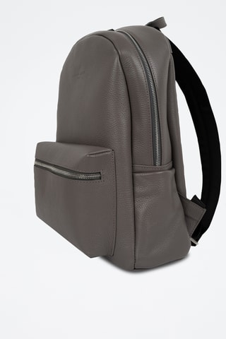 Leren Rugtas Libre - Lichtgrijs