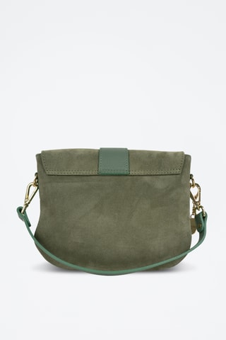 Leren Schoudertas Noche - Groen