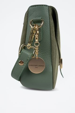 Leren Schoudertas Noche - Groen