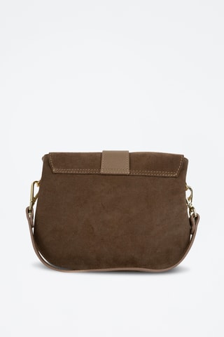 Leren Schoudertas Noche - Beige