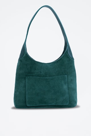Leren Trendy Handtas Calma - Groen
