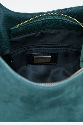 Leren Trendy Handtas Calma - Groen