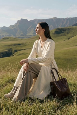 Leren Handtas Costa - Bruin