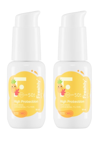2 creme solari protezione kids - SPF 50+ - Per pelli sensibili e a tendenza atopica. - 2 x 50 ml