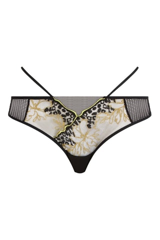 Braga brasileña Spice - Negro y amarillo - Chantelle Pulp