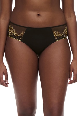 Shorty Spice - Negro y amarillo - Chantelle Pulp