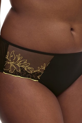 Shorty Spice - Negro y amarillo - Chantelle Pulp