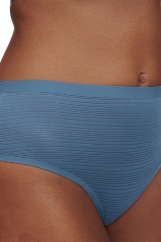 Tanga de talle alto Softstret - Azul marino - Chantelle