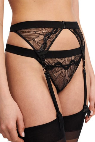 Liguero Xtravagan - Negro - Chantelle X