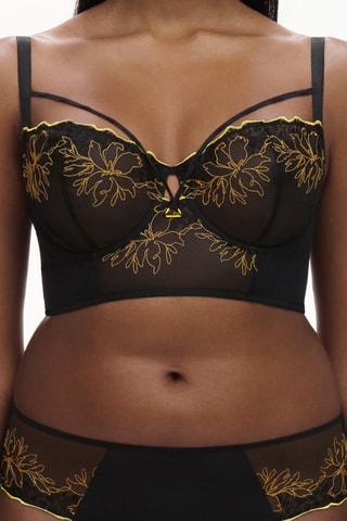Sujetador Spice - Negro y amarillo - Chantelle Pulp