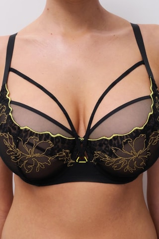 Sujetador Spice - Negro y amarillo - Chantelle Pulp
