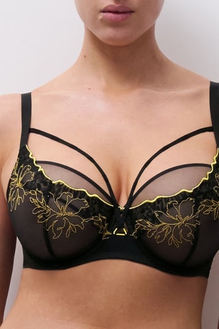 Sujetador Spice - Negro y amarillo - Chantelle Pulp